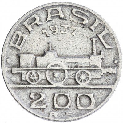 купить Бразилия 200 рейс 1937