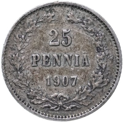 купить 25 пенни (pennia) 1907
