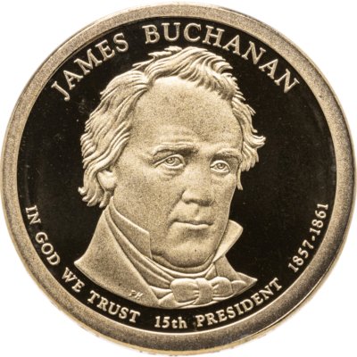 купить США 1 доллар 2010 S Джеймс Бьюкенен (15-й президент)