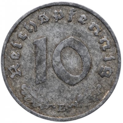 купить Фашистская Германия (Третий Рейх) 10 рейх пфеннигов 1940 Е