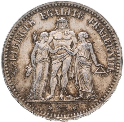 купить Франция 5 франков 1873