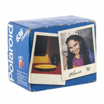 купить Фотоаппарат мгновенной печати "Polaroid 636 Close Up" в оригинальной коробке , пластмасса, Великобритания, 1980-1990 гг.