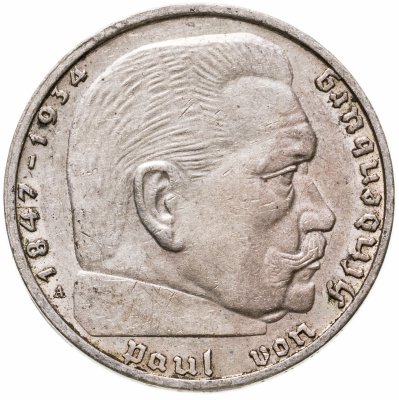 купить Германия (Третий Рейх) 2 рейхсмарки (reichsmark) 1939