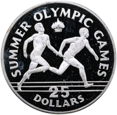 купить Ямайка 25 долларов (dollars) 1988 "XXIV летние Олимпийские Игры"