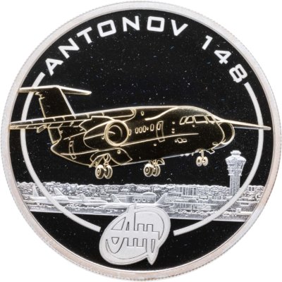 купить Острова Кука 1 доллар 2008 "Самолеты Антонова - Ан-148" в коробке