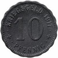 купить Германия (Хаген) нотгельд 10 пфеннигов 1917