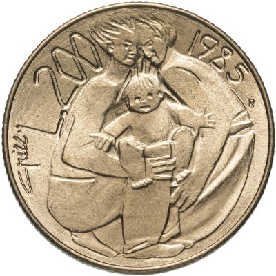 купить Сан-Марино 200 лир (lire) 1985 "Борьба с наркотиками"