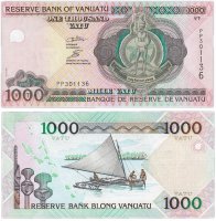 купить Вануату 1000 вату 2002 (Pick 10)