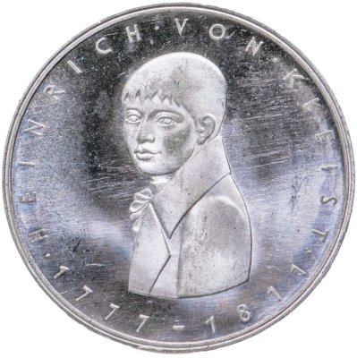 купить Германия 5 марок (deutsche mark) 1977 "200 лет со дня рождения Генриха фон Клейста"