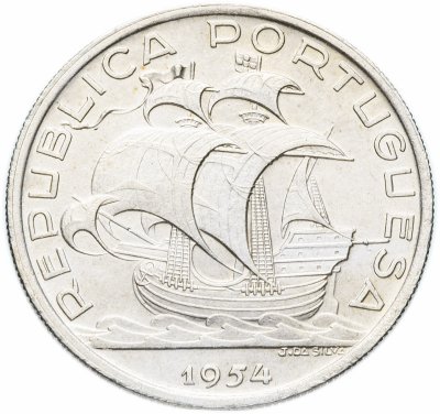 купить Португалия 10 эскудо (escudos) 1954
