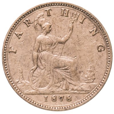 купить Великобритания 1 фартинг (farthing) 1878