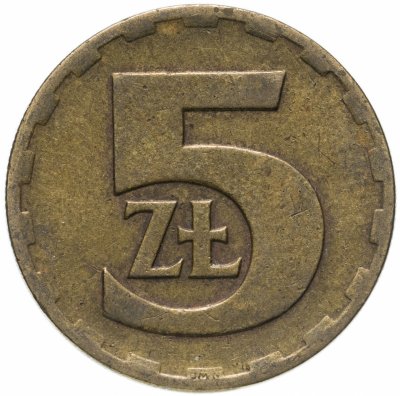 купить Польша 5 злотых (zlotych) 1976