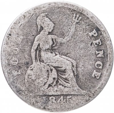 купить Великобритания 4 пенса (pence) 1845