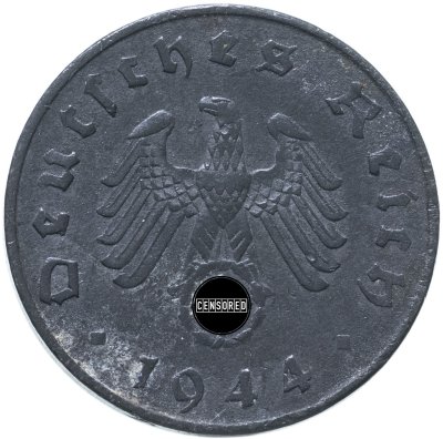 купить Германия, Третий Рейх 10 рейхспфеннигов 1944 A