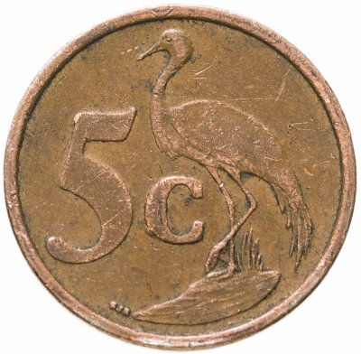 купить ЮАР 5 центов (cents) 1996-2000, случайная дата