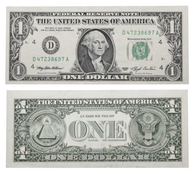 купить США 1 доллар 1993 год (Pick 490а) D-Кливленд