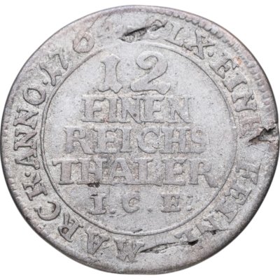 купить Саксен-Кобург-Заальфельд 1/12 талера 1764
