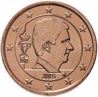 купить Бельгия 2 цента (cents) 2015