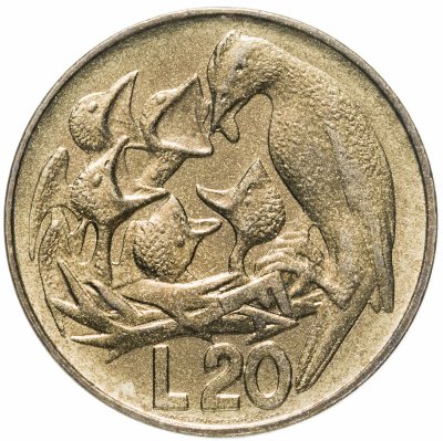 купить Сан-Марино 20 лир (lire) 1975 "Любовь у животных"