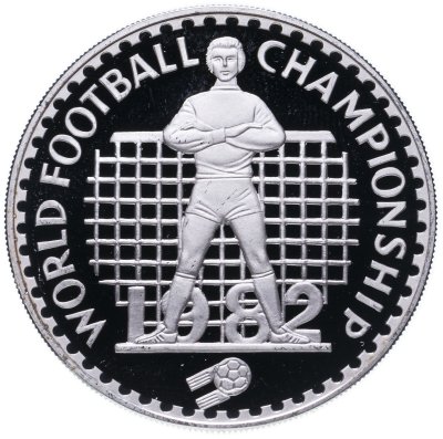 купить Лесото 10 малоти (maloti) 1982 Чемпионат мира по футболу 1982