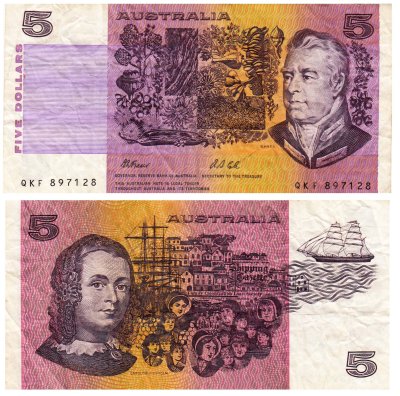 купить Австралия 5 доллар 1991 (Pick 44g)