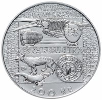 Купить Чехия 200 крон 2018 год 100 летие Народного Музея в Праге