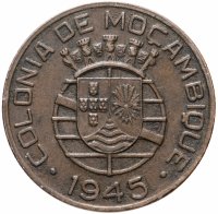 Купить Мозамбик 1 эскудо 1945