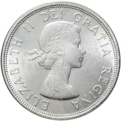 купить Канада 1 доллар (dollar) 1964 100 лет Шарлоттауну и Квебеку