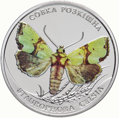 купить Украина 2 гривны 2020 "Совка роскошная"