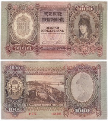 купить Венгрия 1000 пенге 1943 (Pick 116)