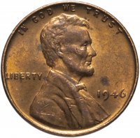 Купить США 1 цент 1946