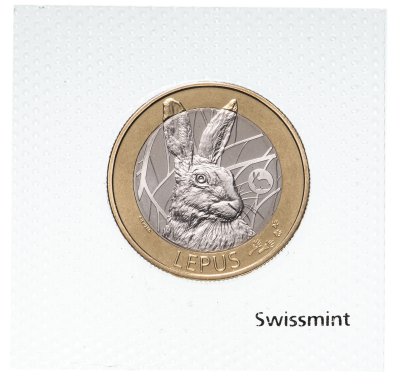 купить Швейцария 10 франков (francs) 2020 Фауна Швейцарии - Заяц (Lepus)