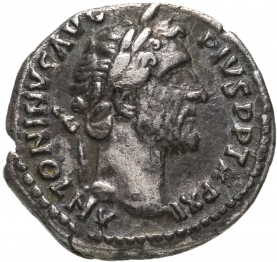 купить Римская империя, Антонин Пий, 138-161 годы, Денарий. (Салюта)