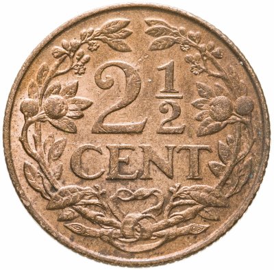 купить Нидерланды 2 1/2 цента 1941