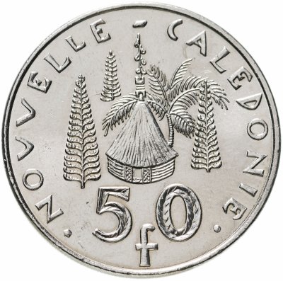 купить Новая Каледония 50 франков (francs) 2004