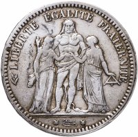 купить Франция 5 франков 1873 A