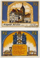 купить Германия (Померания: Кеслин) 75 пфеннигов 1921 (B8)