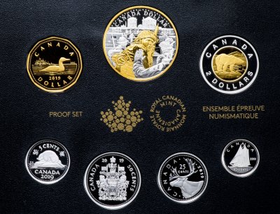 купить Канада набор из 7 монет пруф 2019 "75 лет D-Day " в футляре, с сертификатом