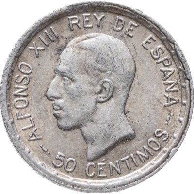 купить Испания 50 сентимо (centimos) 1926