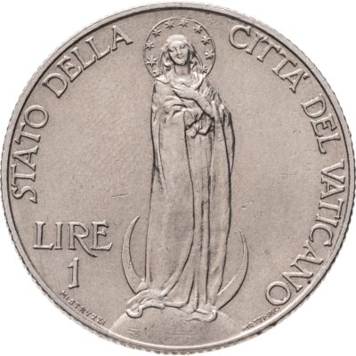 купить Ватикан 1 лира 1935