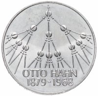 купить Германия (ФРГ) 5 марок 1979 G "100 лет со дня рождения Отто Гана"