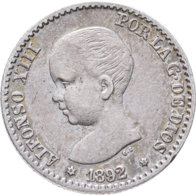 купить Испания 50 сентимо (centimos) 1892