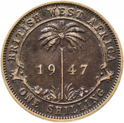 купить Британская Западная Африка 1 шиллинг (shilling) 1947