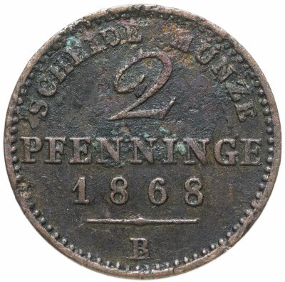 купить Пруссия 2 пфеннига 1868 Фридрих Вильгельм IV, Королевство Пруссия