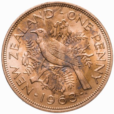 купить Новая Зеландия 1 пенни (penny) 1963