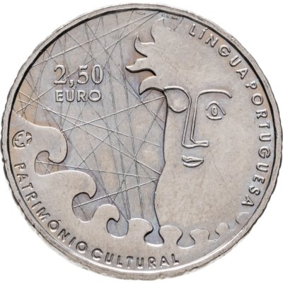 купить Португалия 2,5 евро 2009 "Португальский язык"