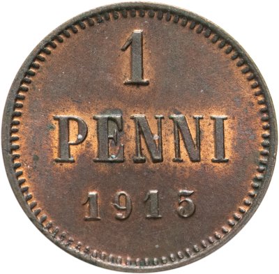 купить 1 пенни (penni) 1915