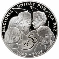 купить Куба 10 песо (pesos) 1995 50 лет ООН