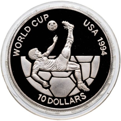 купить Фиджи 10 долларов (dollars) 1993 "Чемпионат мира по футболу 1994"