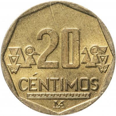 купить Перу 20 сентимо (centimos) 2001-2020, случайная дата
